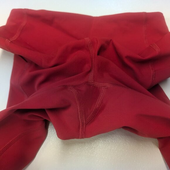 Lululemon Pace Rival High-Rise Crop 22" Dark Red (First Release) Sz 2 *Free Tote - Picture 11 of 14